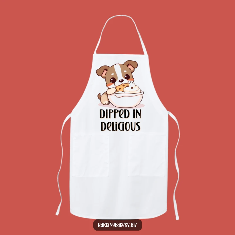 Funny Cookie Monster Dog Apron: Frosty Dip Fun, Protect Clothes Hilariously
