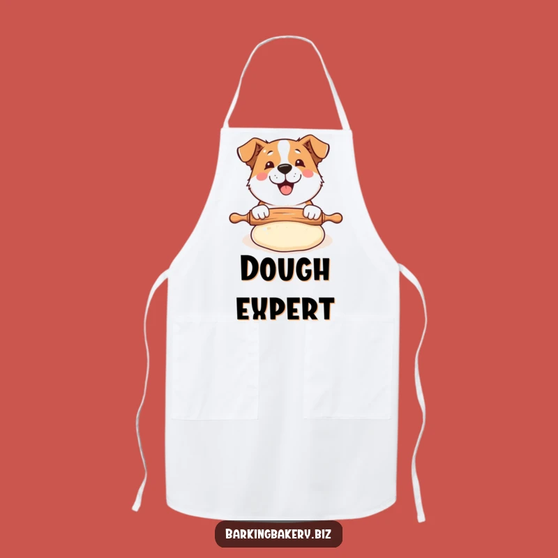 Funny Dog Baker Apron: Rolling Dough Fun, Protect Clothes Hilariously