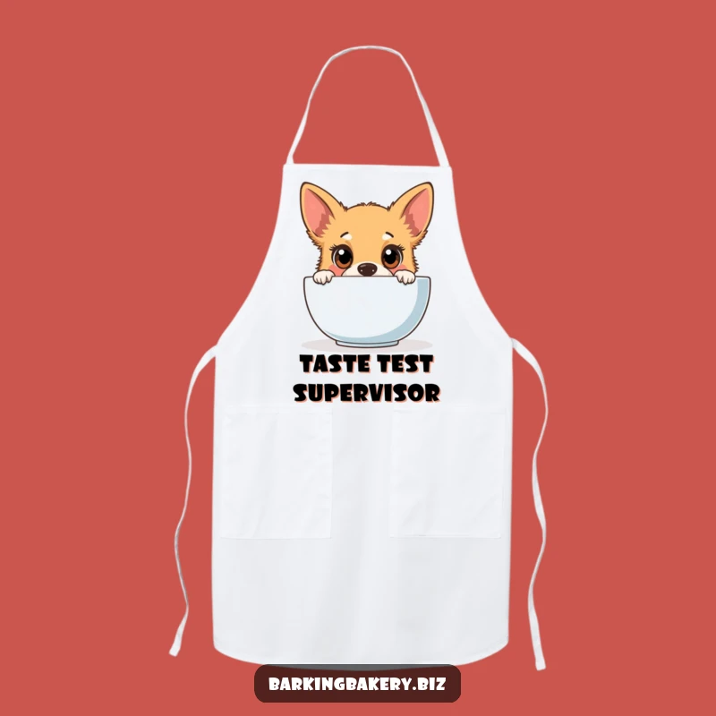 Funny Dog Chef Apron - Adorable Baker Pup's Kitchen Mess Protector