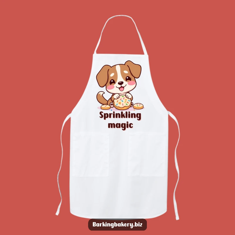 Funny Sprinkle Decorating Dog Apron - Joyful Pup Cooking Gift