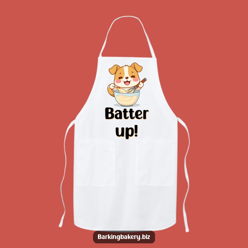 Funny Whisking Dog Apron - Happy Baker Pup, Protects Clothes, Perfect Funny Gift