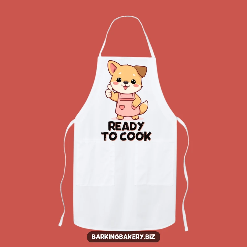 Funny Dog Chef Apron - Thumbs Up Pup's Kitchen Protector