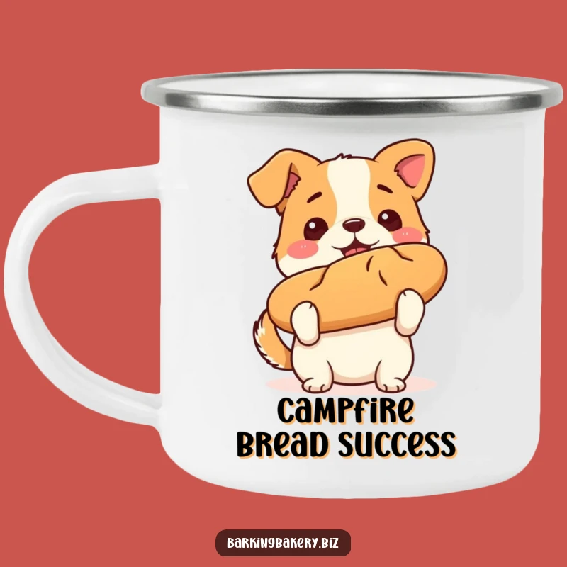 Funny Dog Campfire Mug - Champion Baker Pup's Trail Brew