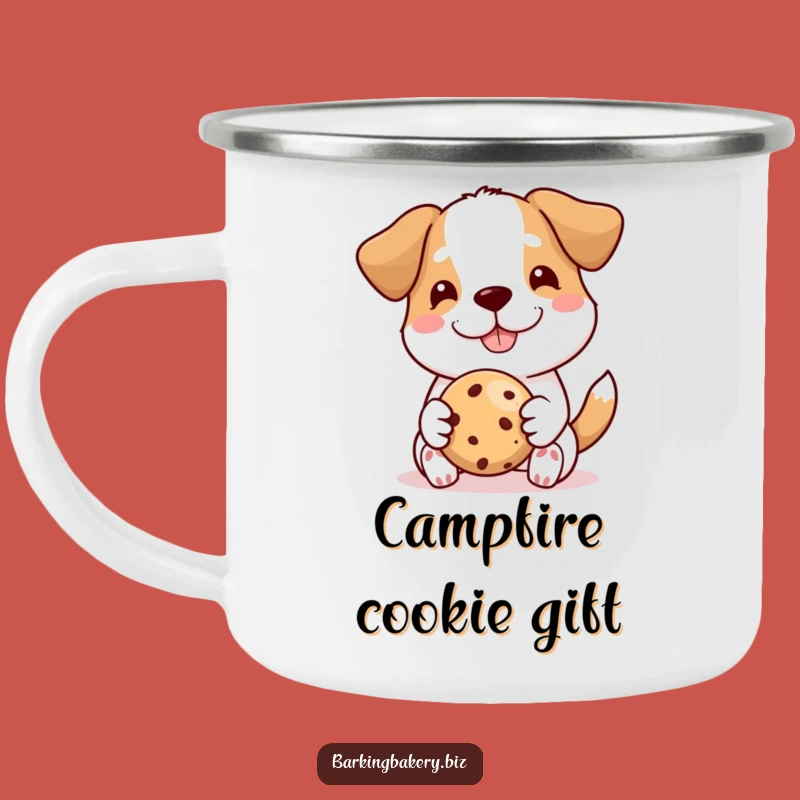 Funny Proud Dog Baker Camping Mug: Perfect Cookie Offering, Trailside Triumph