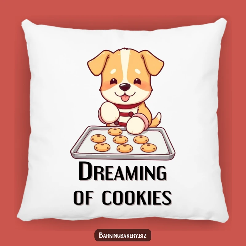 Funny Dog Cookie Baker Pillow: Oven Mitt Pup Cushion - Cozy & Hilarious Gift