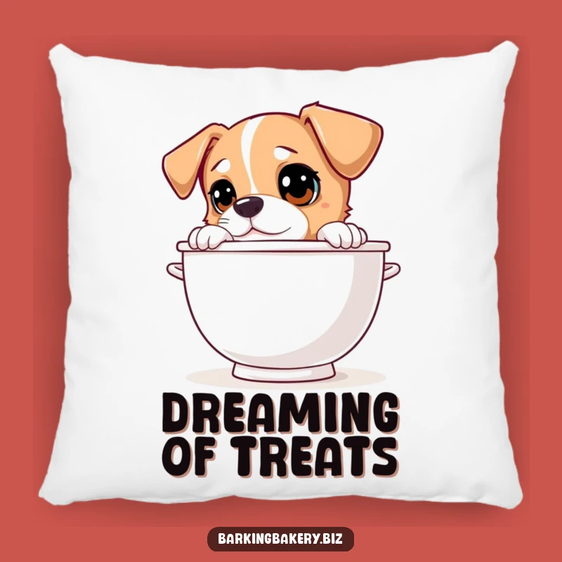 Funny Dog Mixing Bowl Pillow: Snuggle Up with Culinary Cuteness