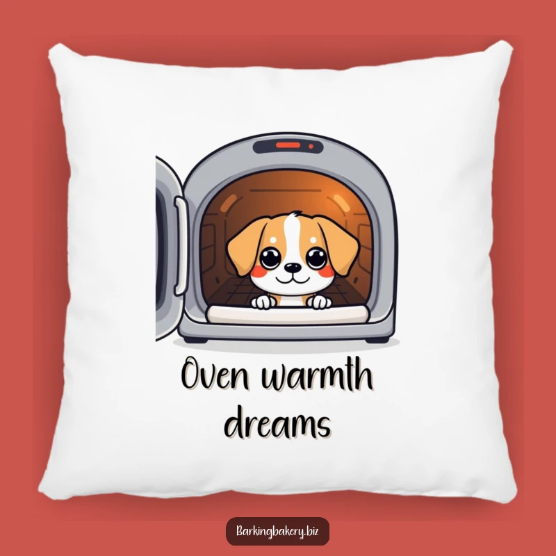 Funny Oven Peek Dog Pillow - Cozy & Hilarious Pup Cushion Gift