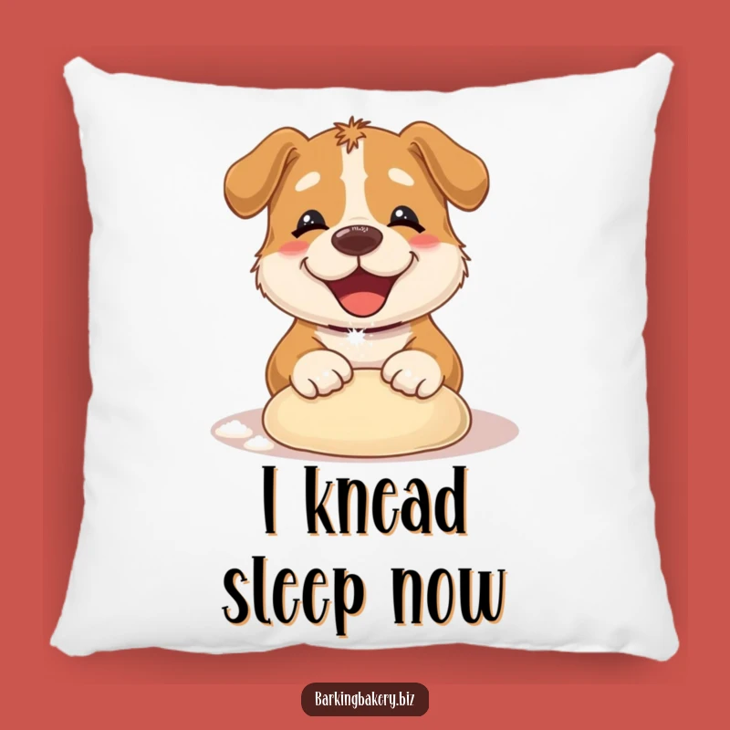Funny Dog Kneading Dough Pillow: Cozy Baker Pup Cushion - Perfect Funny Dog Gift