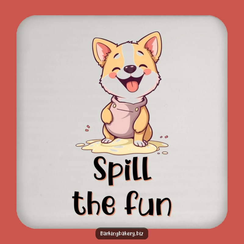 Funny Dog Baker Coaster - Giggle Spill Protection, Perfect Gift!