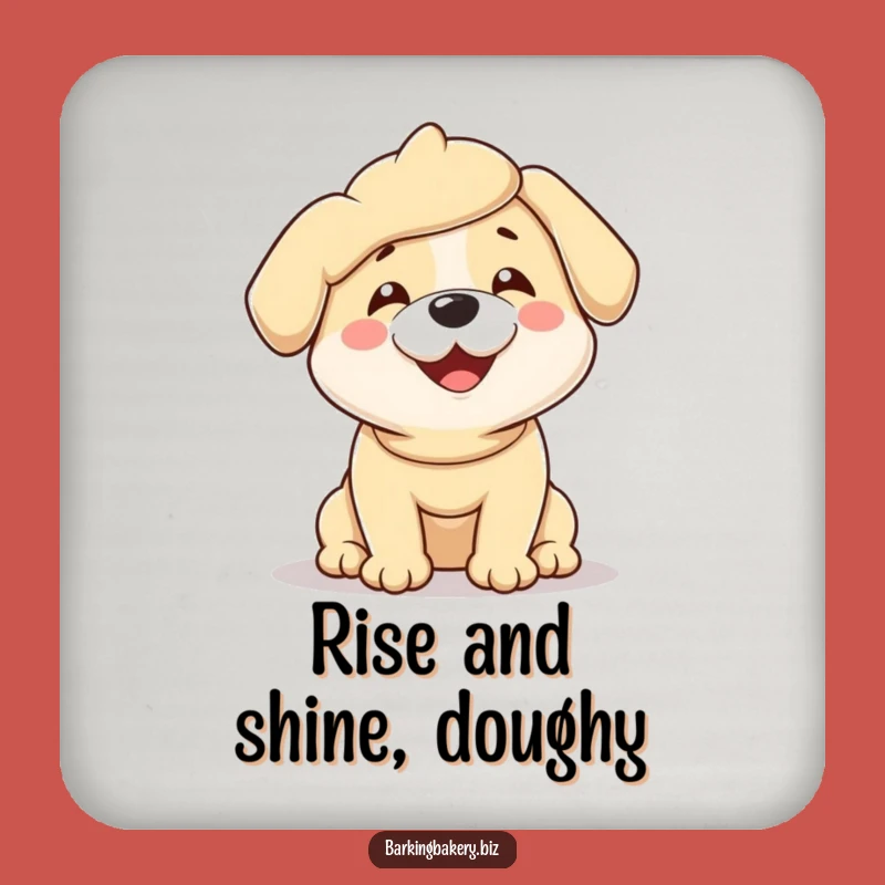 Funny Dough Dog Coaster - Hilarious & Protective Drink Gift