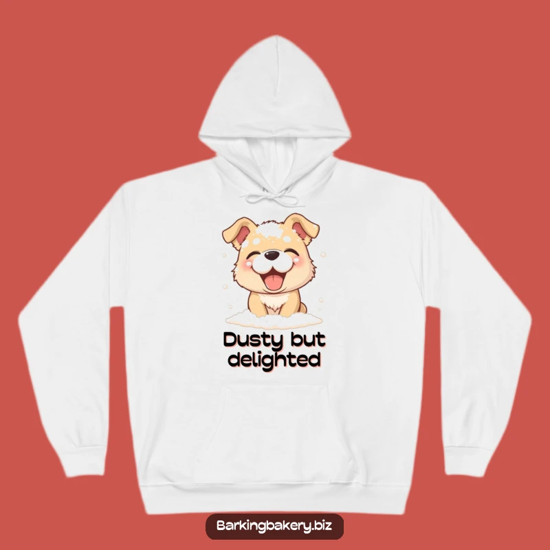 Funny Flour Dog Hoodie - Cozy & Hilarious Messy Pup, Great Funny Gift