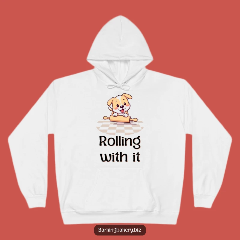 Funny Chasing Dog Hoodie - Cozy & Hilarious Pup Pursuit, Great Funny Gift