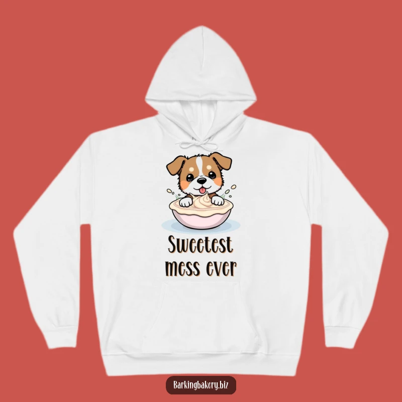 Funny Dog Frosting Splash Hoodie - Cozy & Hilarious Pet Lover Gift