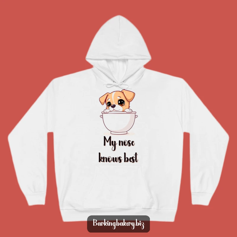Cozy Funny Dog Mixing Bowl Hoodie: Warmth and Whimsical Kitchen Vibes
