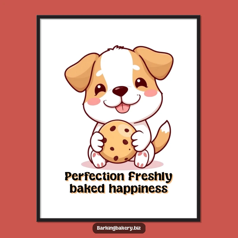Charming Free Printable Wall Art: Proud Dog Baker, Humorous Downloadable Decor!