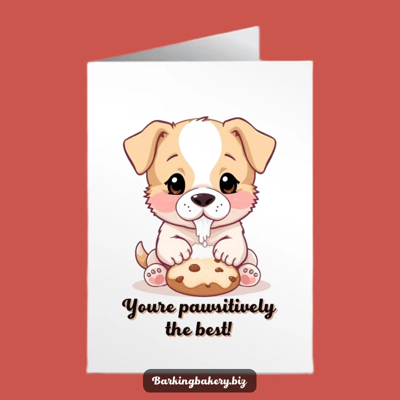 Free Printable Bday Card: Cute Puppy Flour Nose, Hilarious Downloadable Gift