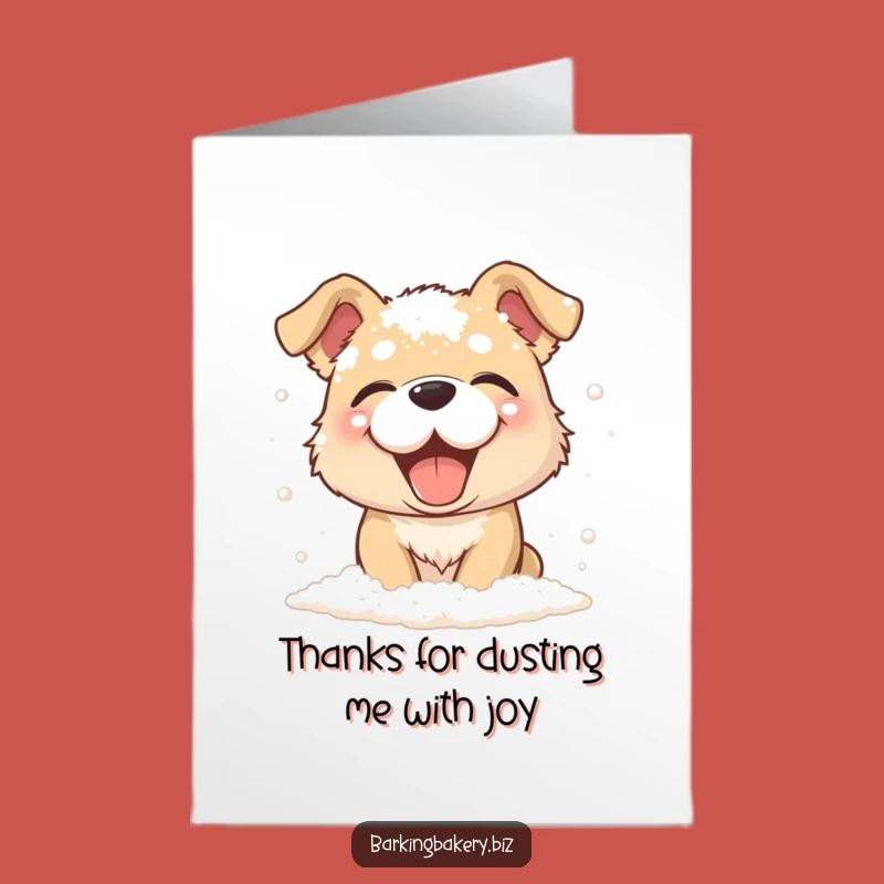 Free Printable Thank You Card: Giggling Flour Dog, A Sweet Downloadable Gift