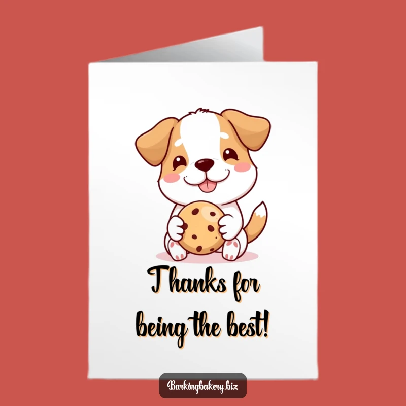 Heartfelt Free Printable Thank You Card: Proud Dog Baker, Gratitude Downloadable!