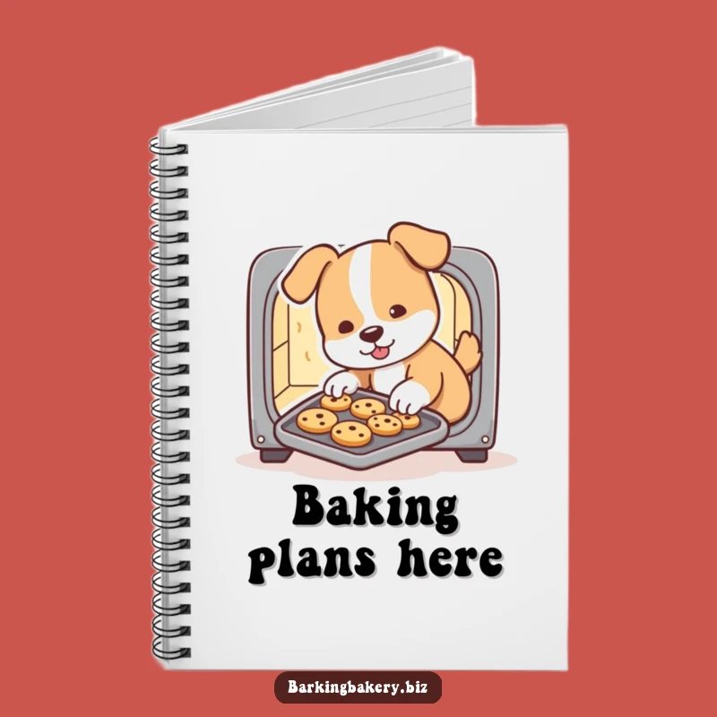 Funny Dog Baking Notebook: Pup Chef Sliding Cookies, Journal Your Funniest Ideas