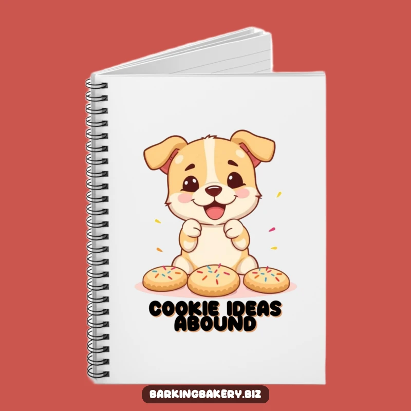 Funny Cookie Decorating Dog Notebook: Sprinkle Pup Recipe Journal