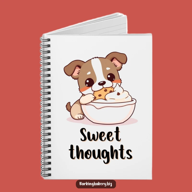 Funny Cookie Monster Dog Notebook: Frosty Treat Ideas, Baking Journal, Gift