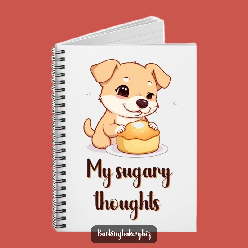 Funny Dog Sugar Sprinkle Notebook: Jot Down Ideas with Baking Mischief