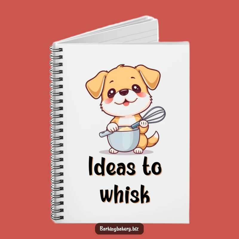 Funny Dog Chef Notebook - Whisk Ready Journal, Perfect Gift!