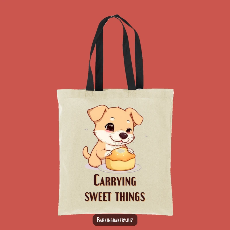 Funny Dog Sugar Sprinkle Tote Bag: Carry Your Sweet Creations with Style